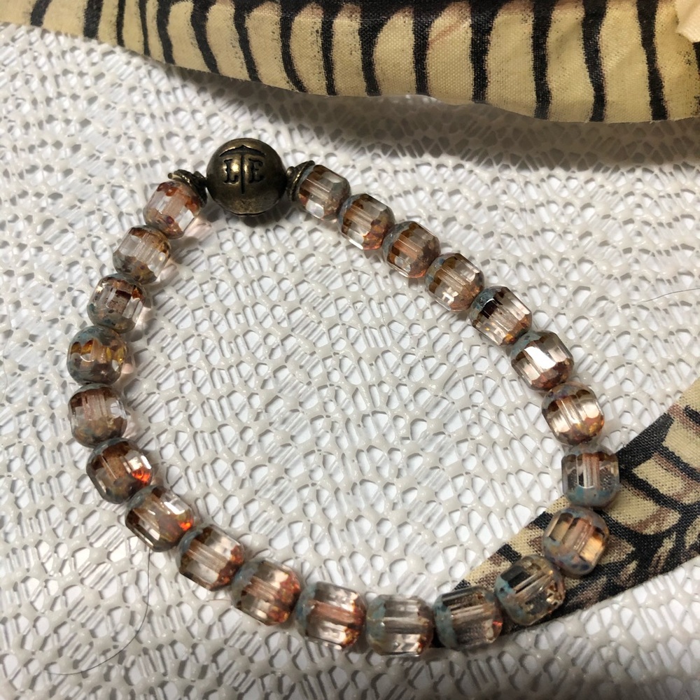 Lenny and Eva glass bracelet